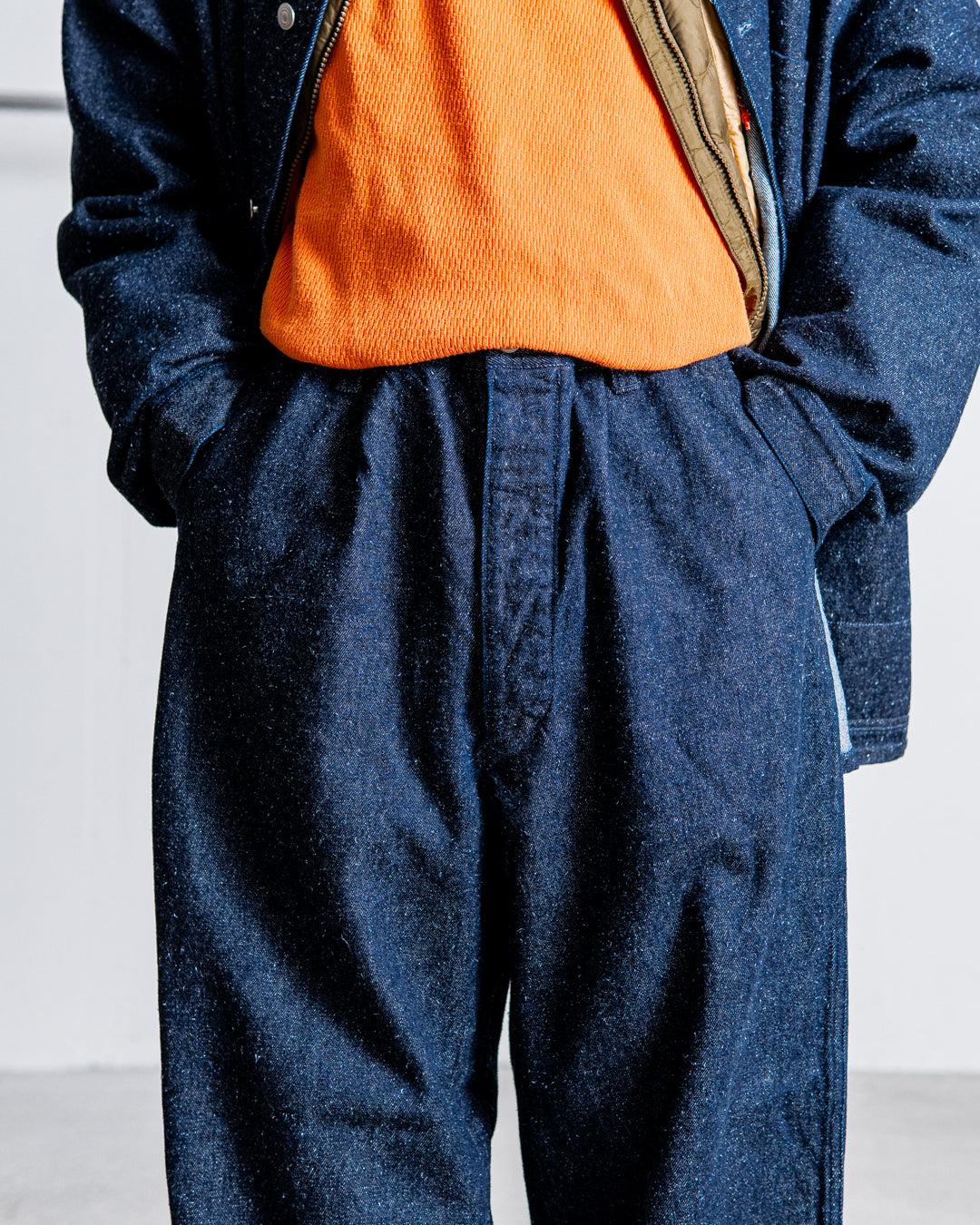 SANMONT SILKDENIM WORK PANTS