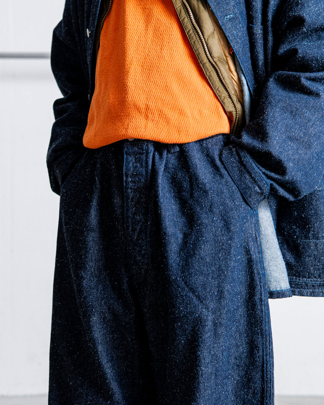 SANMONT SILKDENIM WORK PANTS