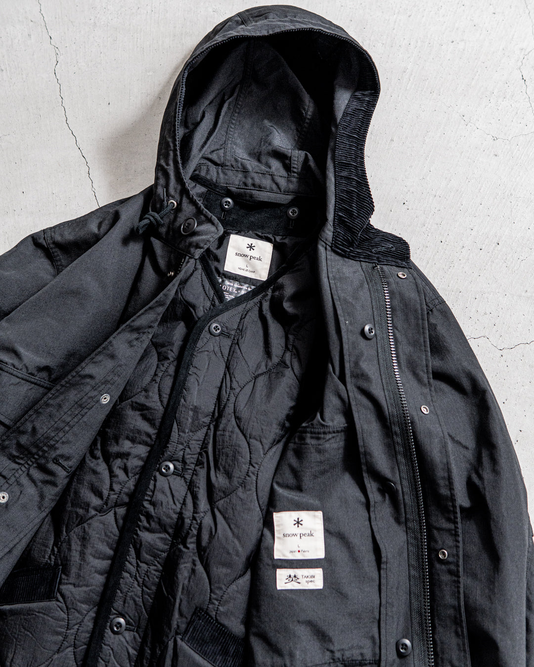 【3WAY ITEM】snow peak TAKIBI Ripstop Adjustable Jacket
