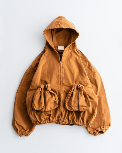 refomed  "KINCHAKU" DUCK HOODIE