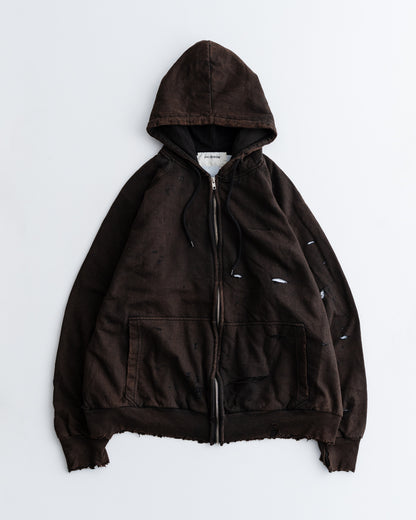 [8.30 sat 12:00 Release] ANACHRONORM HARD DAMAGED INNER WAFFLE SWEAT PARKA