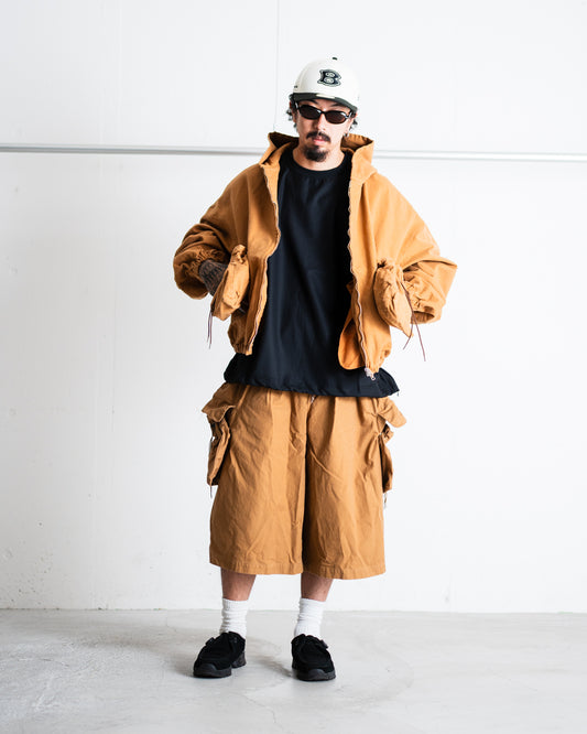 refomed  "KINCHAKU" DUCK HOODIE