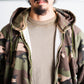 [8.30 sat 12:00 Release] ANACHRONORM HARD DAMAGED INNER WAFFLE SWEAT PARKA