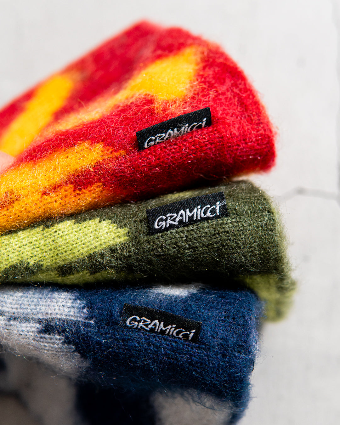 Gramicci MOHAIR BURLY RUNNINGMAN BEANIE