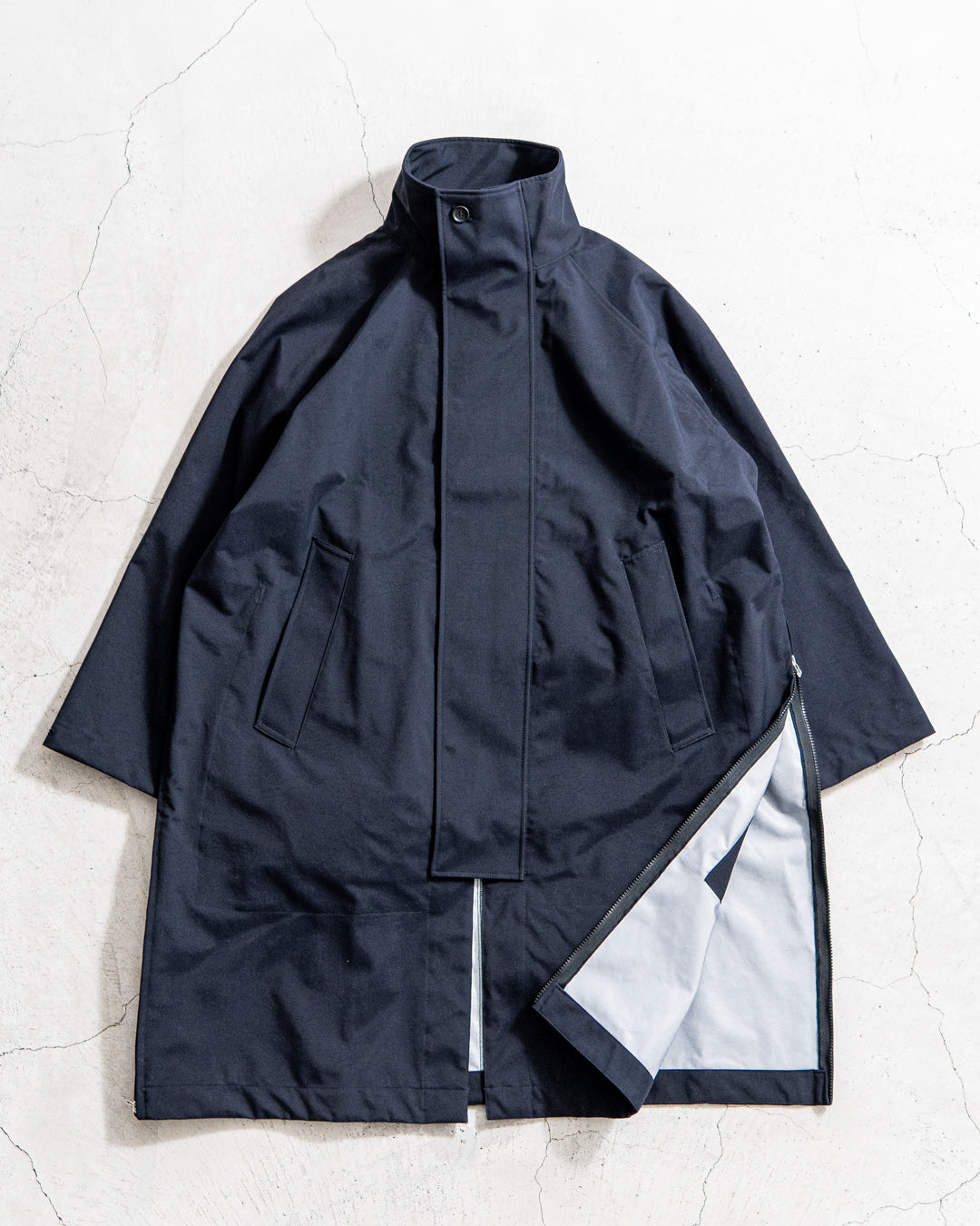 UNTRACE 3L Stand Collar Coat_185