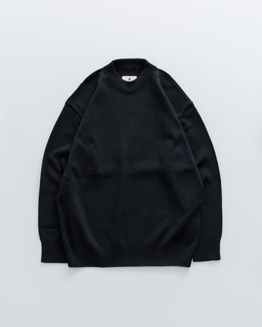 snow peak Co/Ny/Pe Knit Crew Neck