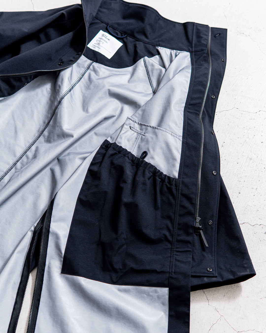 UNTRACE 3L Stand Collar Coat_185