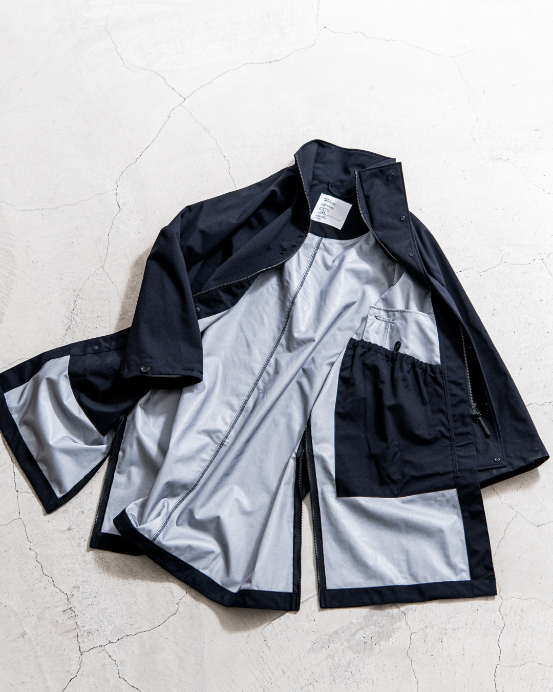 UNTRACE 3L Stand Collar Coat_185