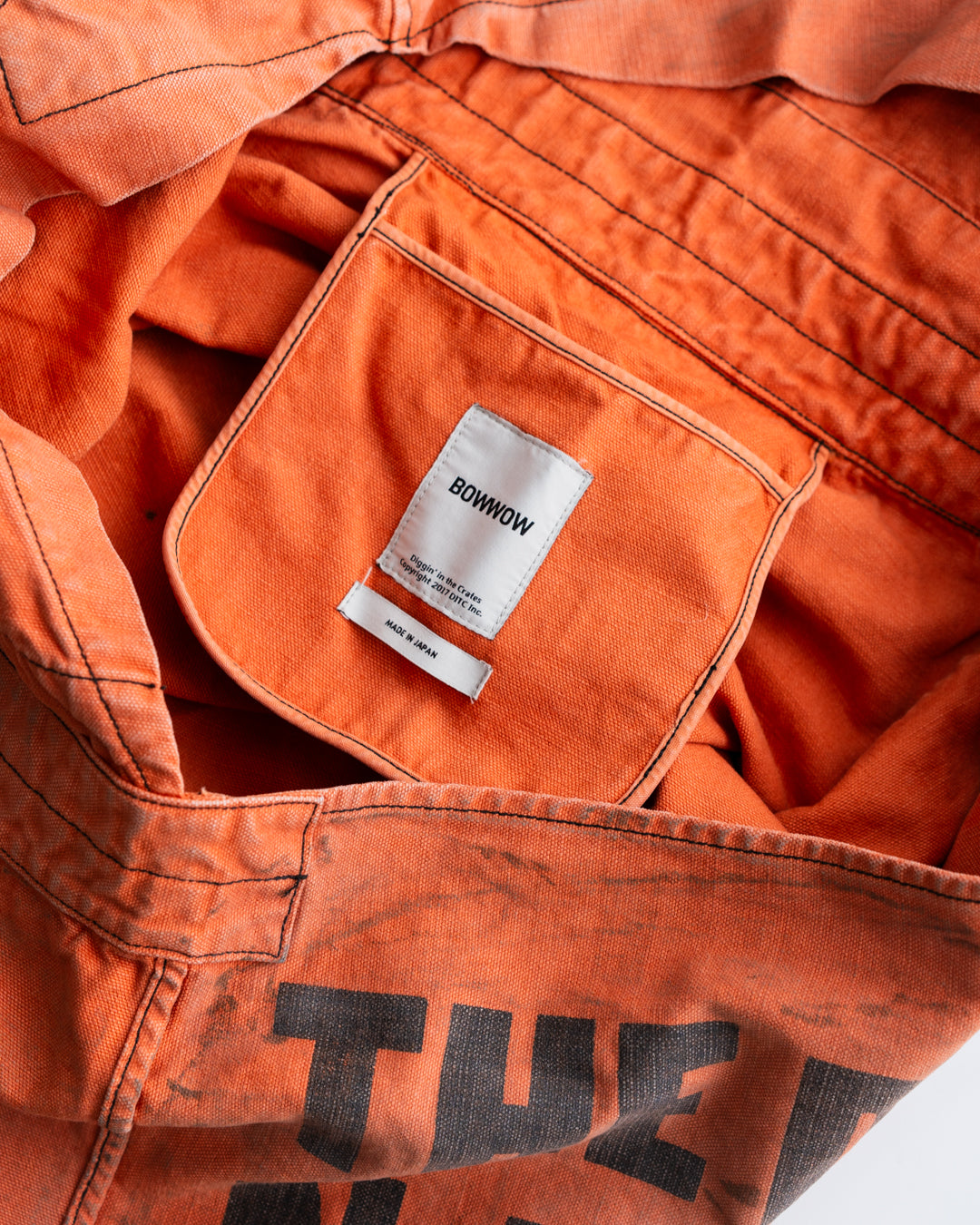 [8.30 sat 11:00 Release] BOWWOW THE DITC NEWSPAPER BAG AGED