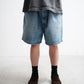 BOWWOW US ARMY DENIM SHORTS AGED