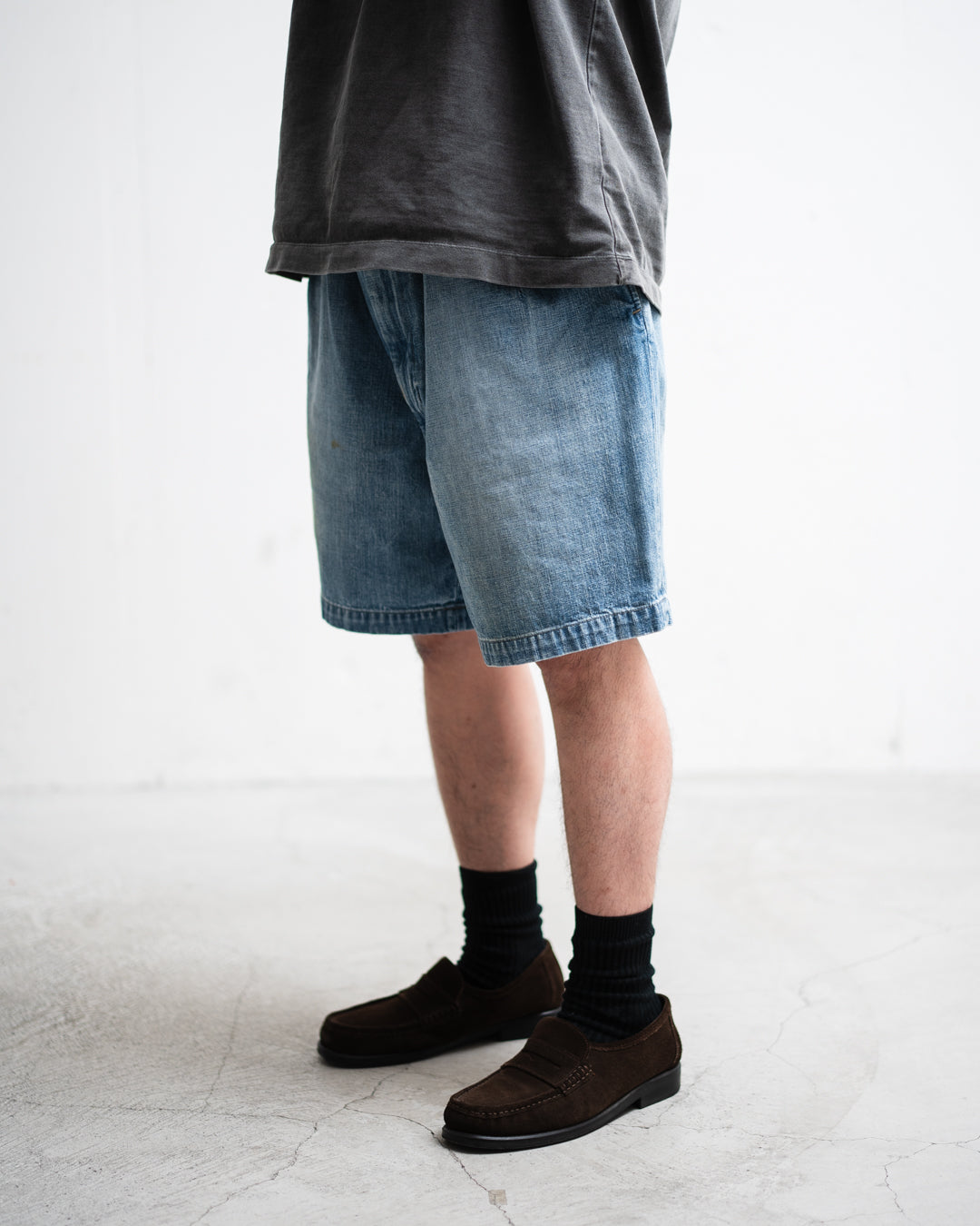通販] BOWWOW(バウワウ) US ARMY DENIM SHORTS AGED 商品ページ – fazeone