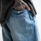 BOWWOW US ARMY DENIM SHORTS AGED