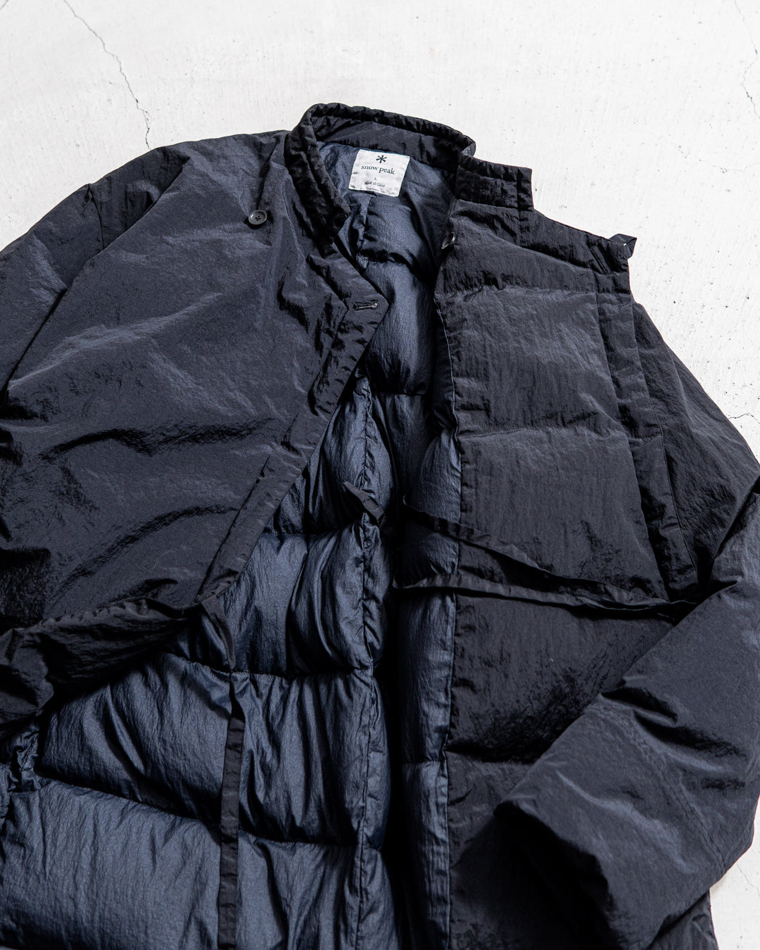 snow peak Garment Dyed Down Coat