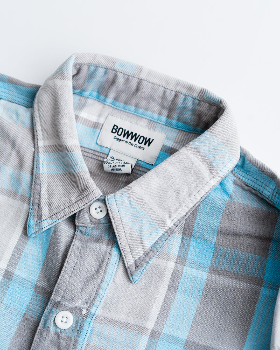 [LAST 1] BOWWOW PAINTER'S PAINT STAINED FLANNEL SHIRT