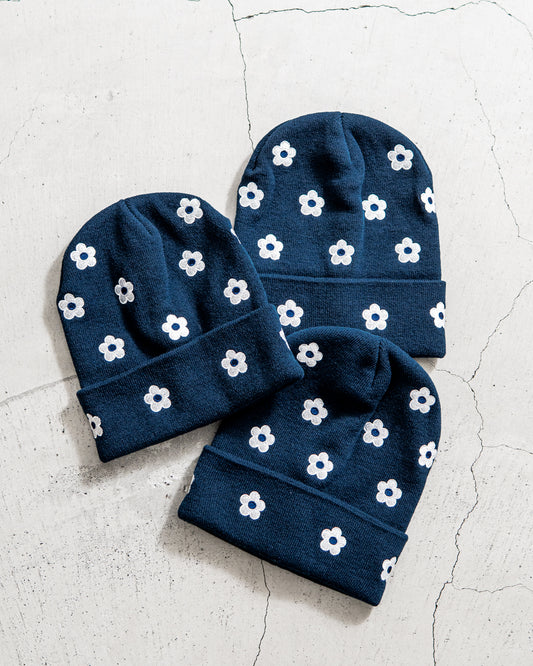 NICK GEAR Flower Embroidery beanie