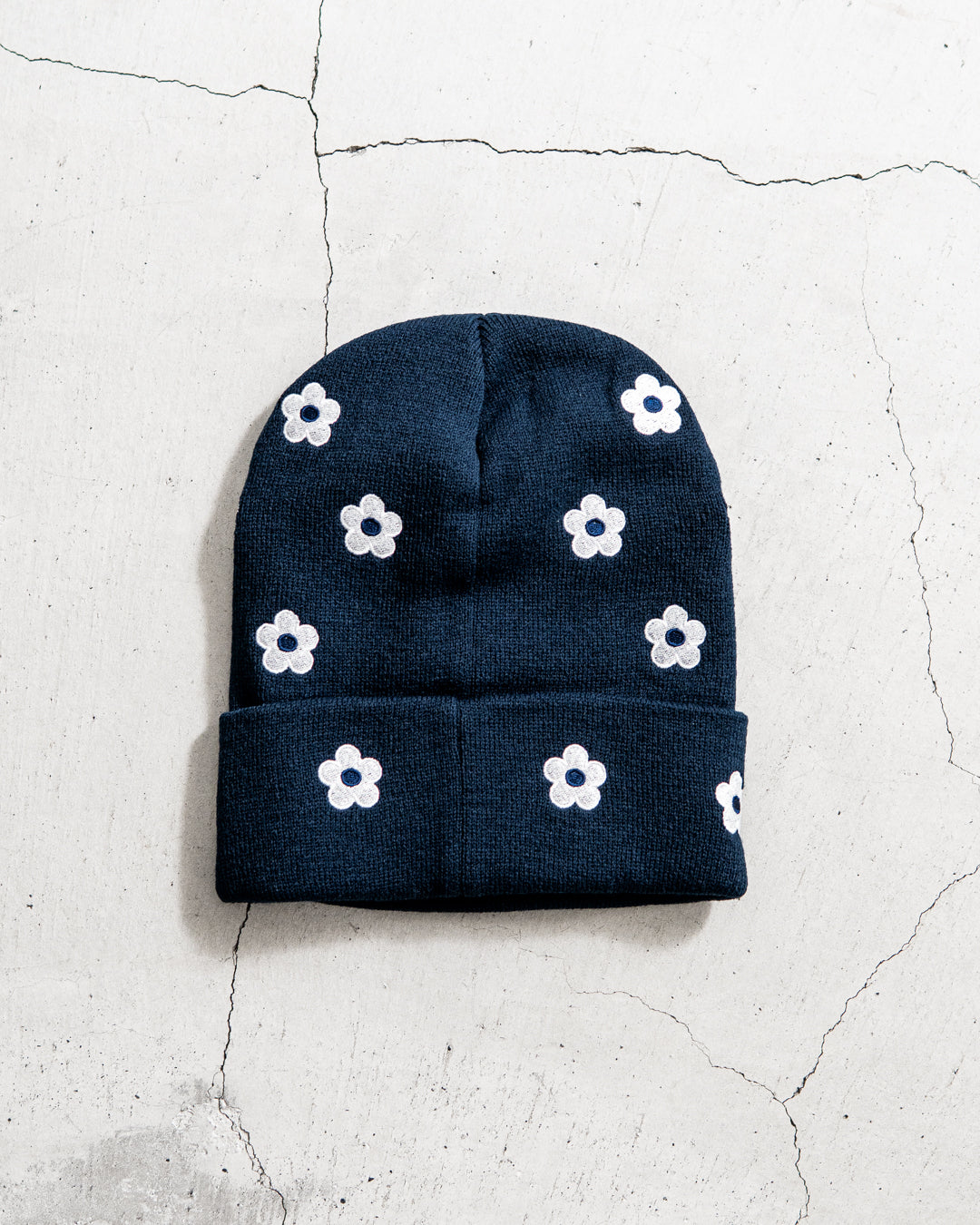 NICK GEAR Flower Embroidery beanie