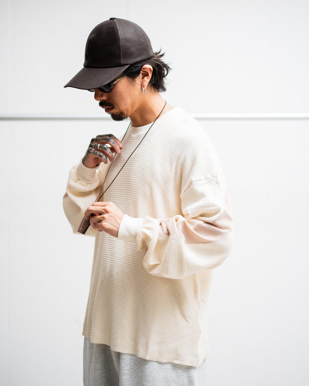 ROTOL MILD WAFFLE SWITCH LONG SLEEVE TEE