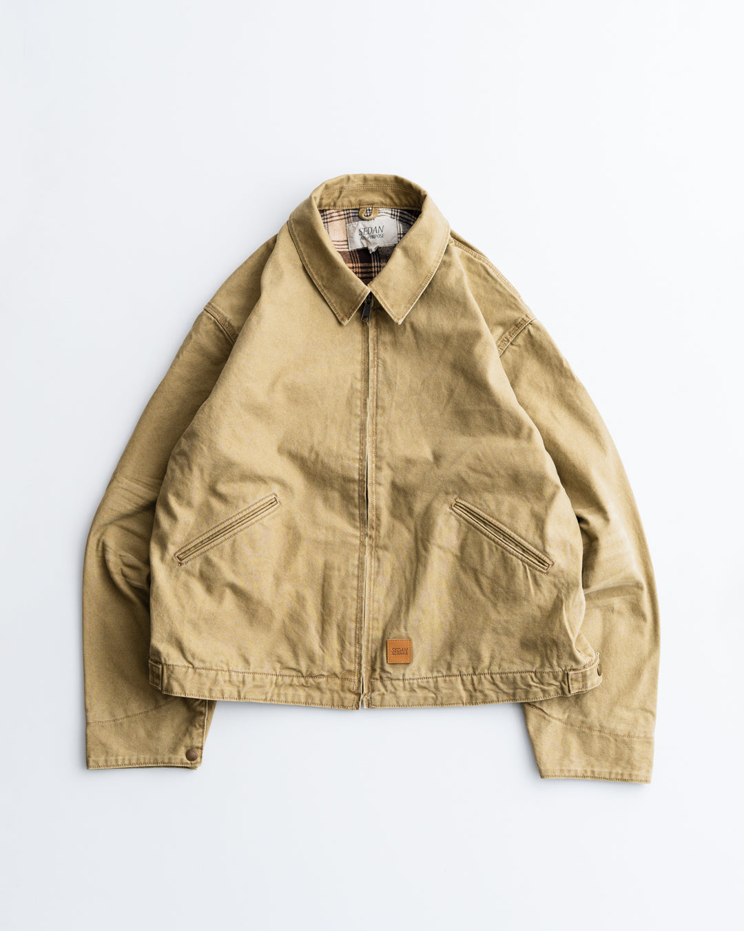 [9.6 sat 12:00 Release] SEDAN ALL-PURPOSE Vintage Washed Cotton Duck Jacket