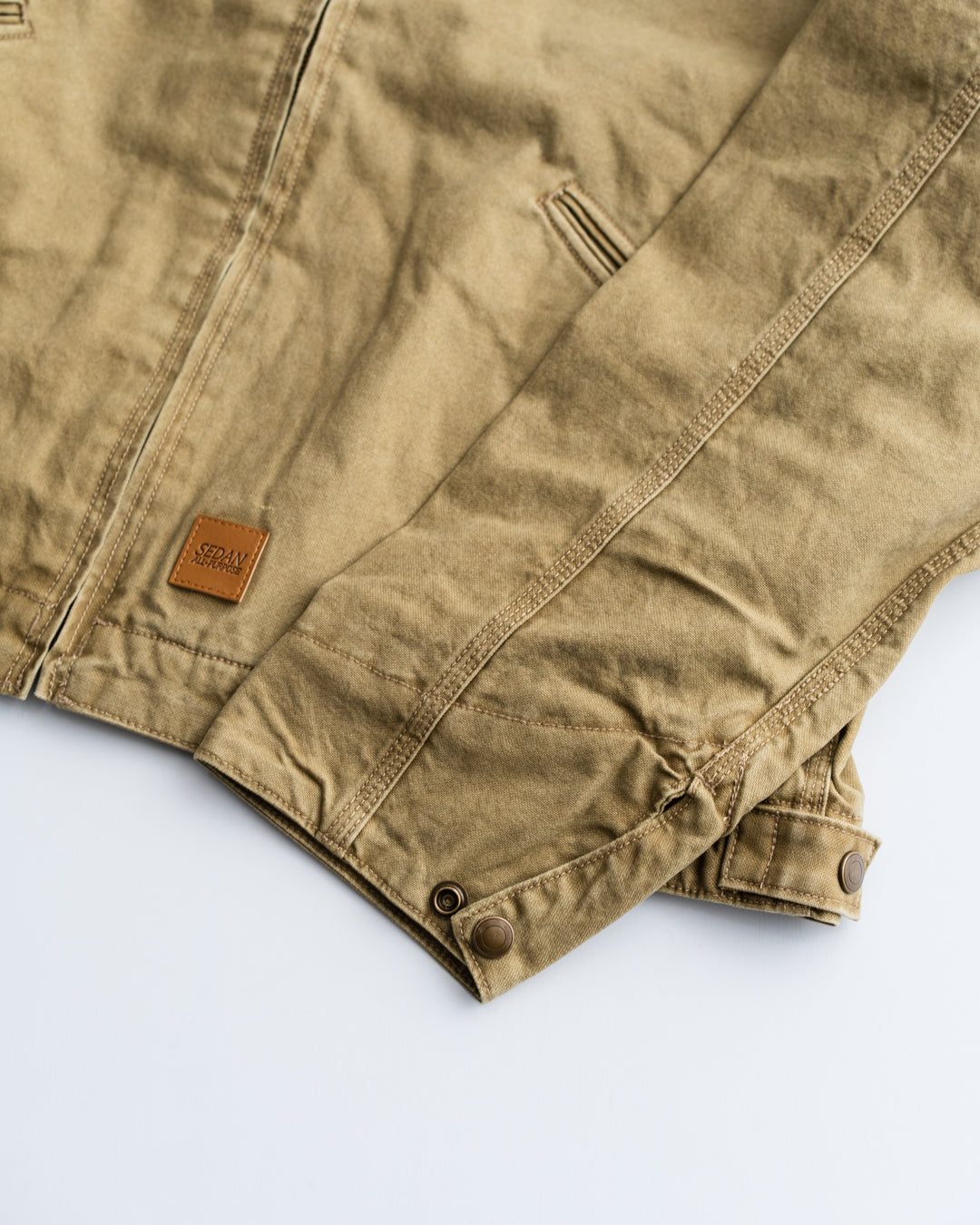 [9.6 sat 12:00 Release] SEDAN ALL-PURPOSE Vintage Washed Cotton Duck Jacket