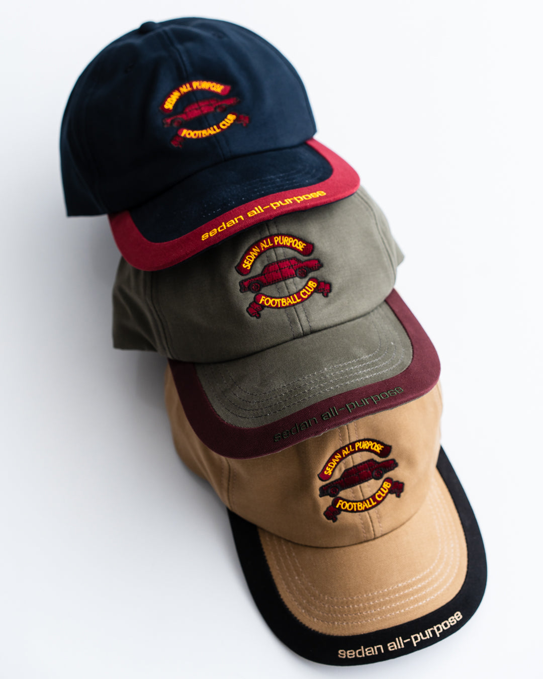 [9.6 sat 12:00 Release] SEDAN ALL-PURPOSE Emblem Logo 2tone Visor Cap
