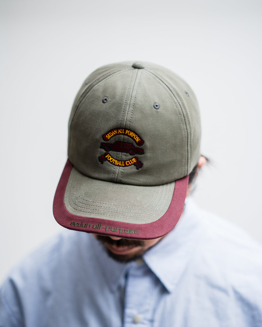 [9.6 sat 12:00 Release] SEDAN ALL-PURPOSE Emblem Logo 2tone Visor Cap