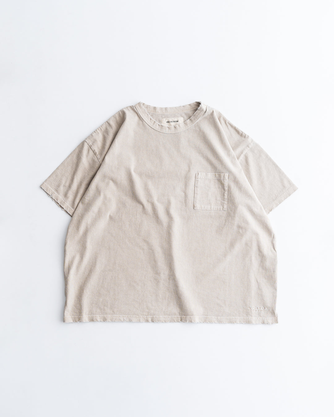 ANACHRONORM PIGMENT DYED POCKET S/S T-S