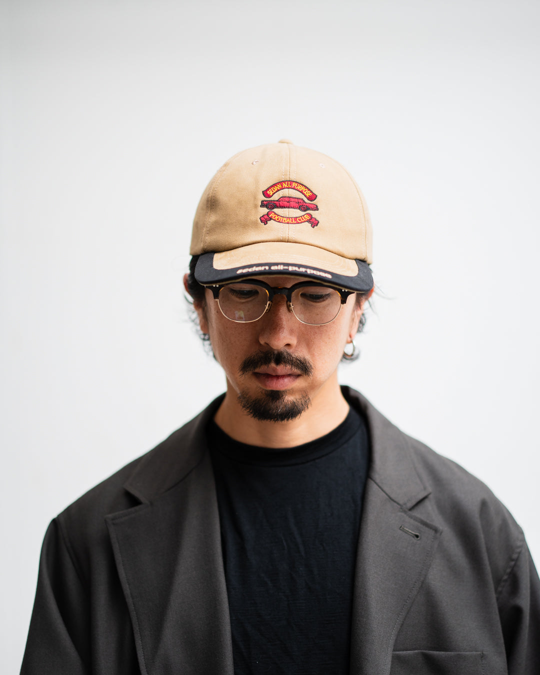 [9.6 sat 12:00 Release] SEDAN ALL-PURPOSE Emblem Logo 2tone Visor Cap