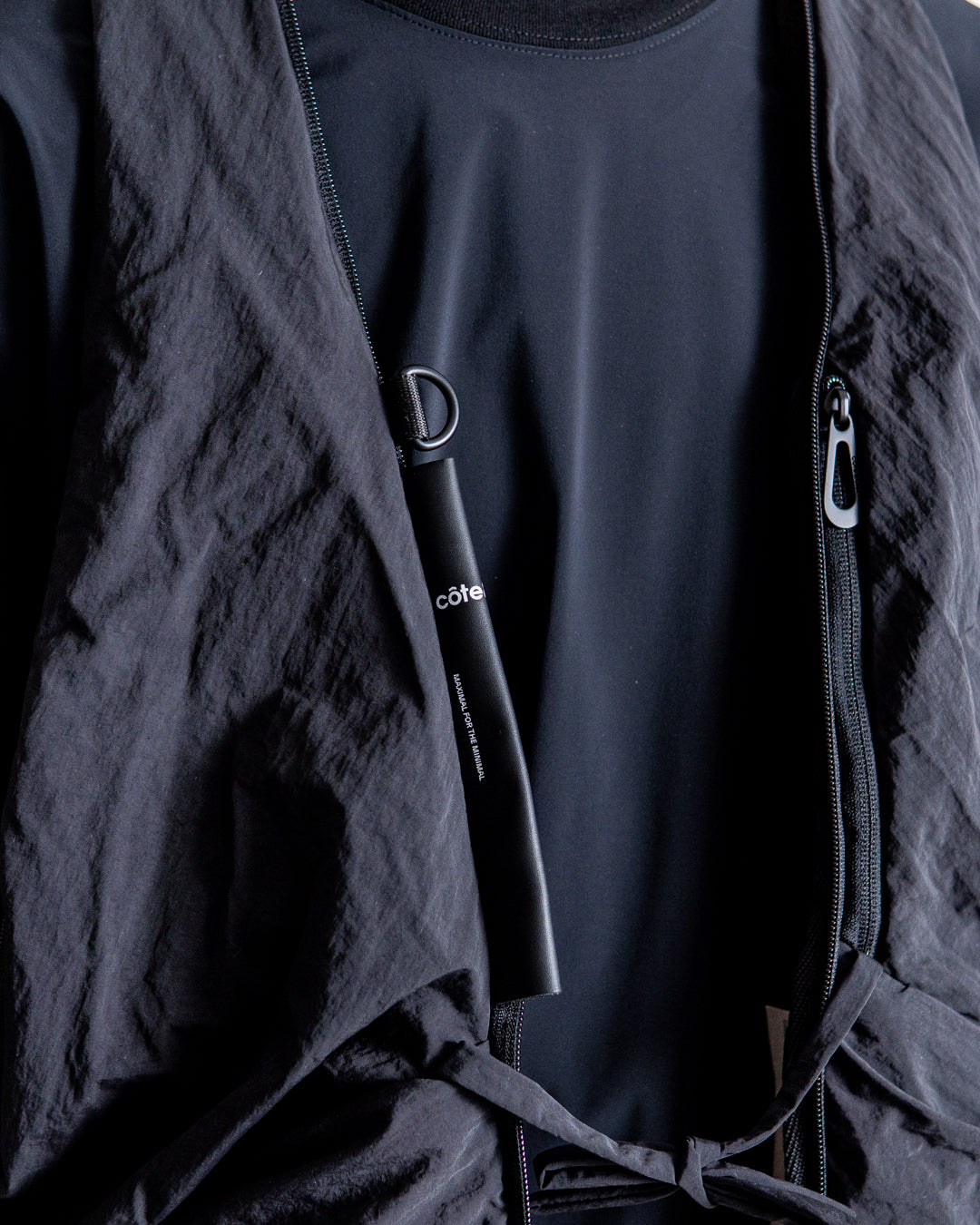 【2WAY ITEM】cote&ciel Po Smooth Black