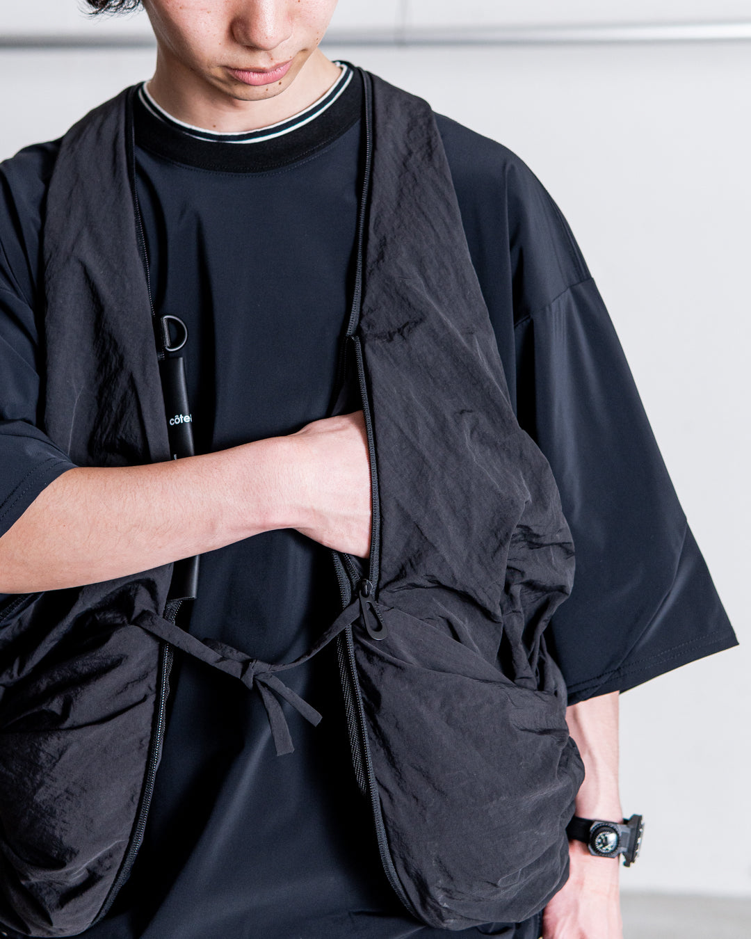 【2WAY ITEM】cote&ciel Po Smooth Black