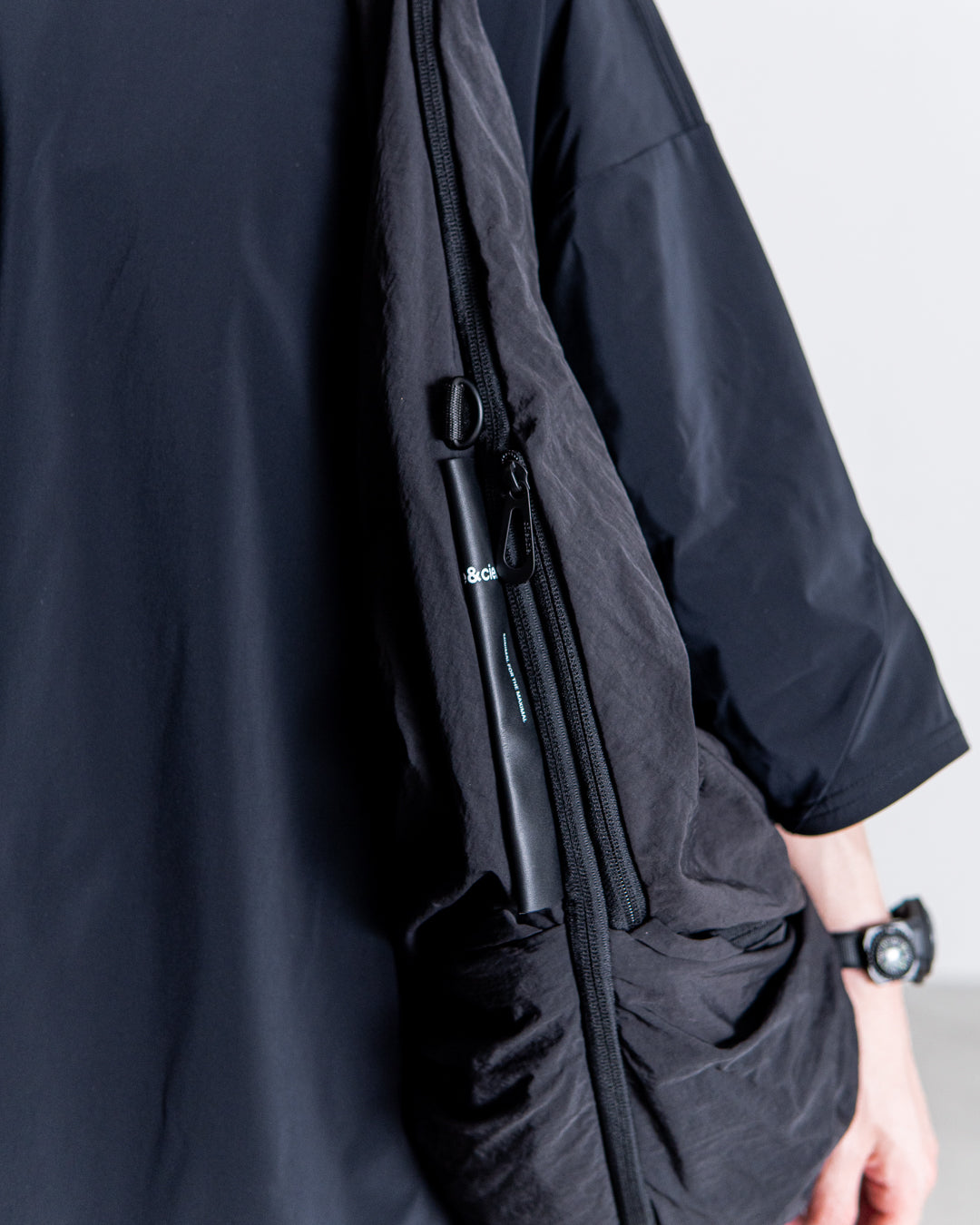 【2WAY ITEM】cote&ciel Po Smooth Black