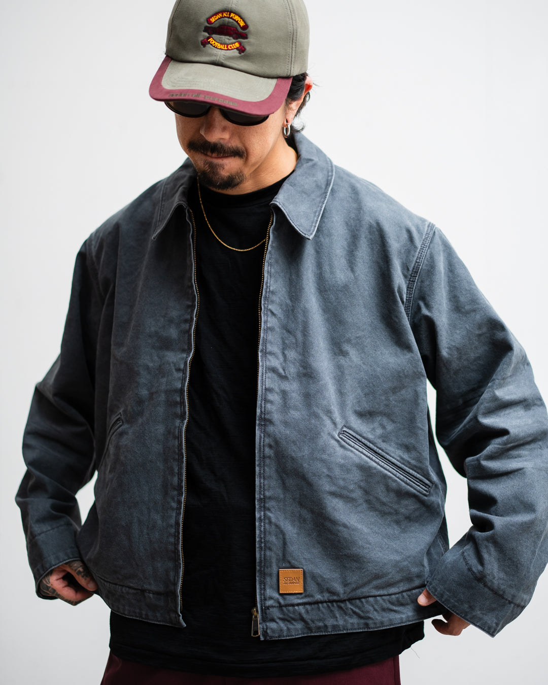 [9.6 sat 12:00 Release] SEDAN ALL-PURPOSE Vintage Washed Cotton Duck Jacket