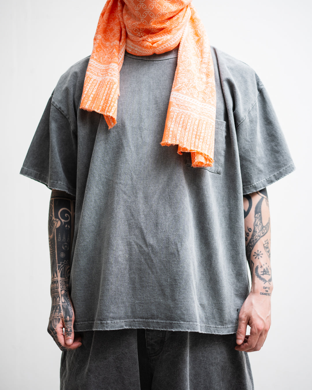 ANACHRONORM PIGMENT DYED POCKET S/S T-S