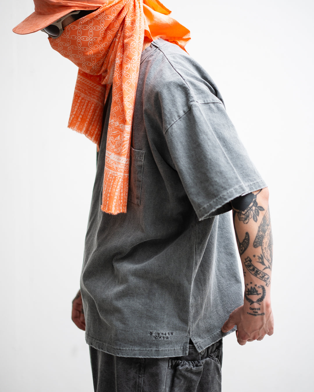ANACHRONORM PIGMENT DYED POCKET S/S T-S