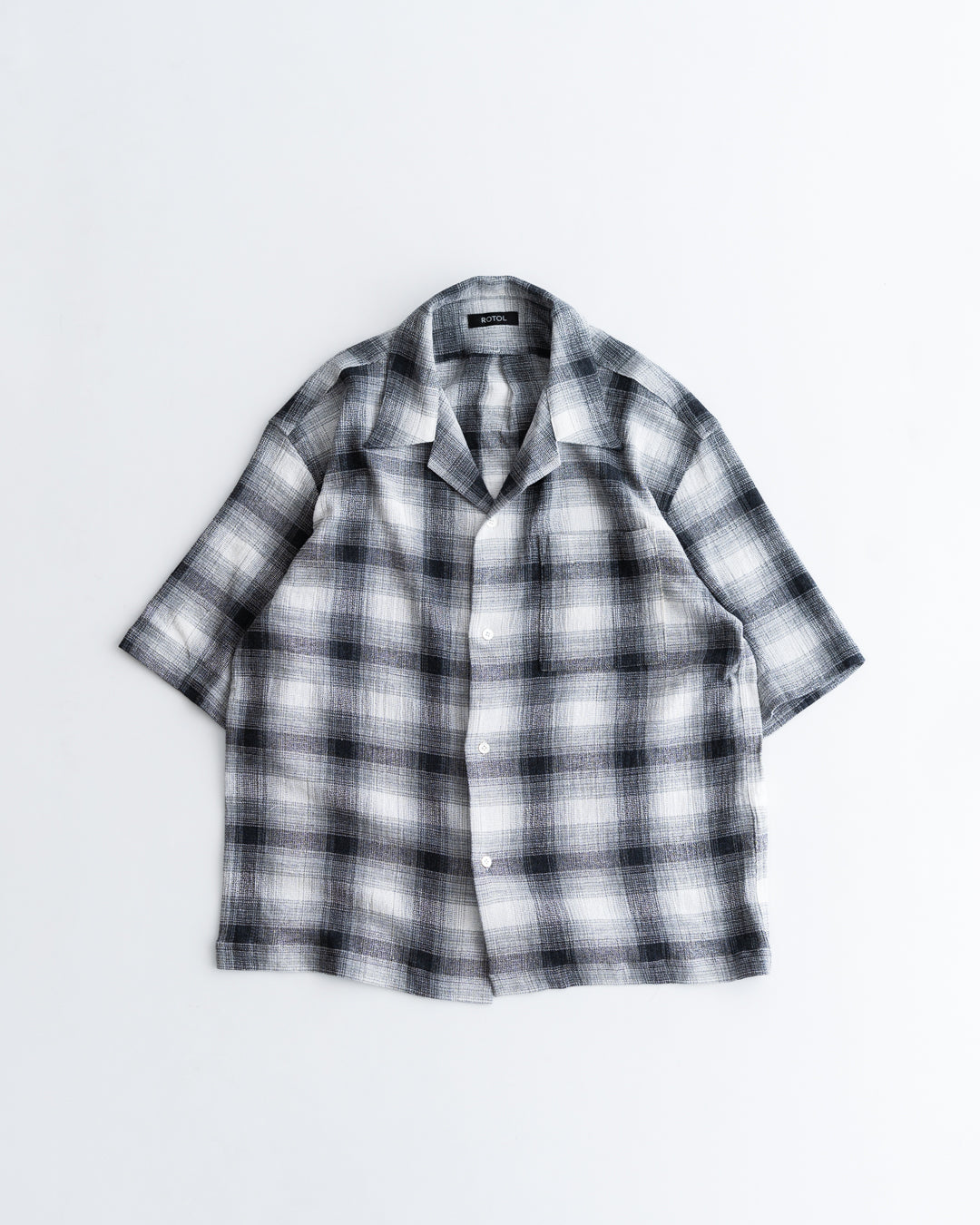 ROTOL Dry Ombre Open Collar Shirt