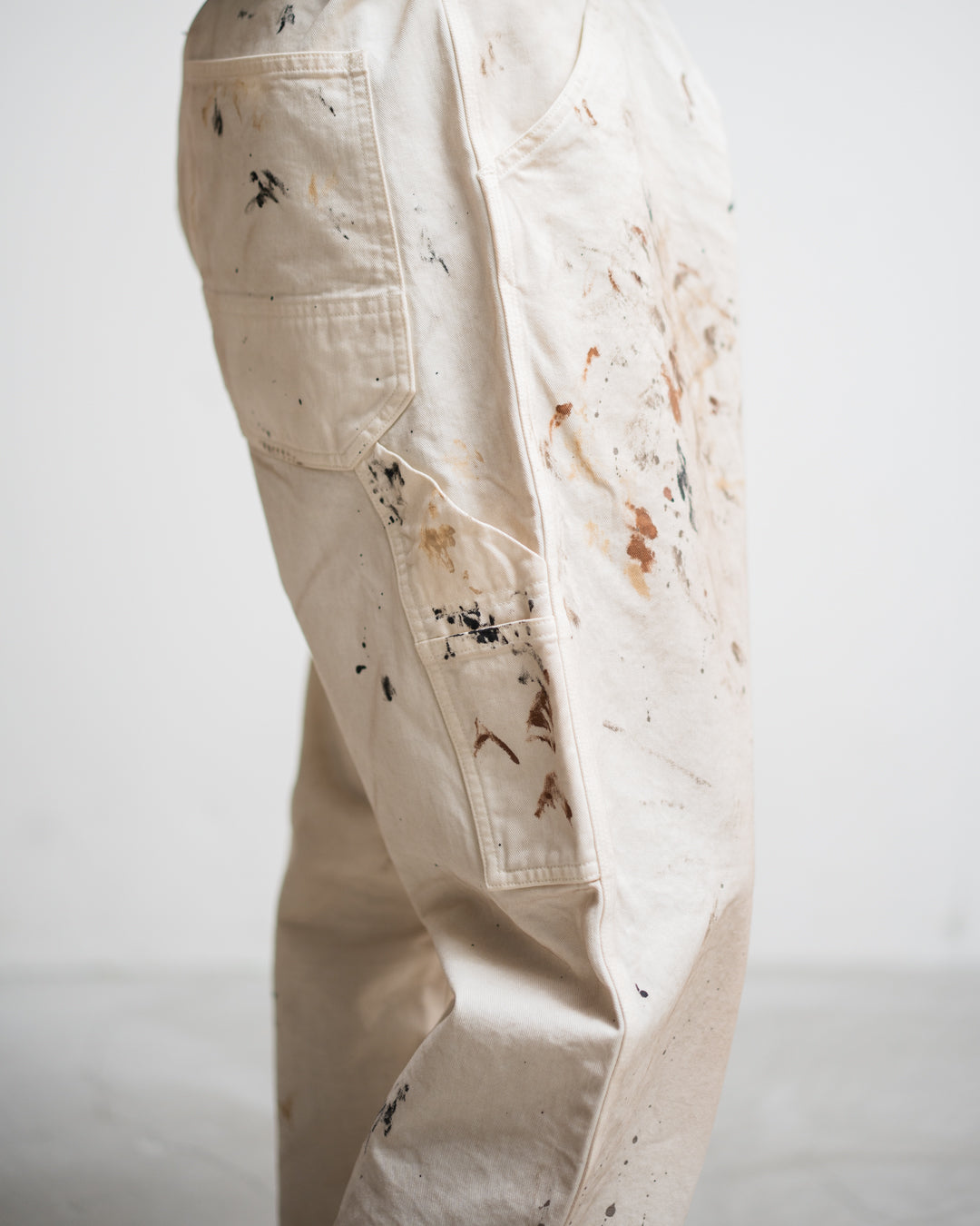 BOWWOW PAINTER'S PAINT STAINED PAINTER PANTS