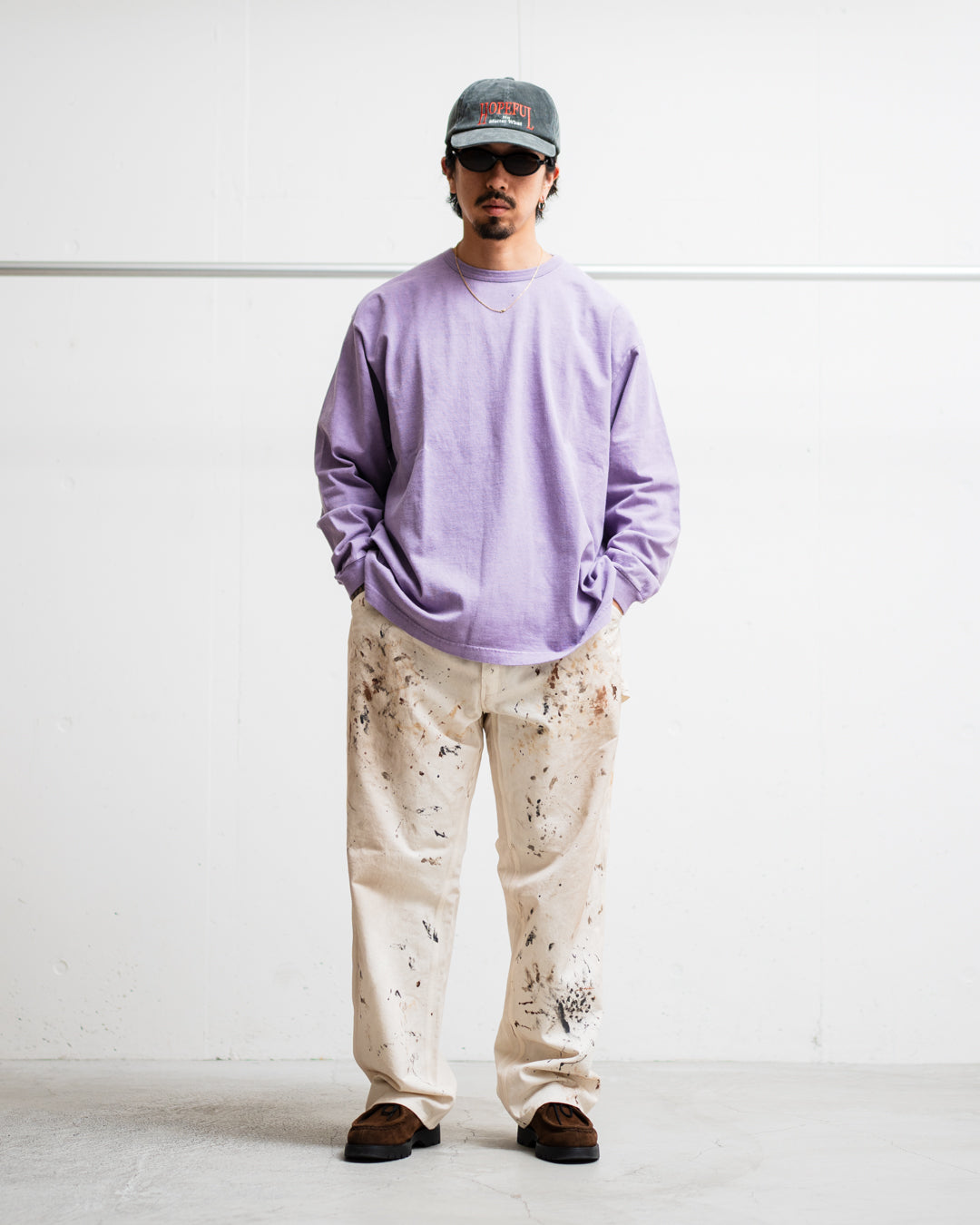 FOUNDOUR LONG SLEEVE FADE TEE SHIRT