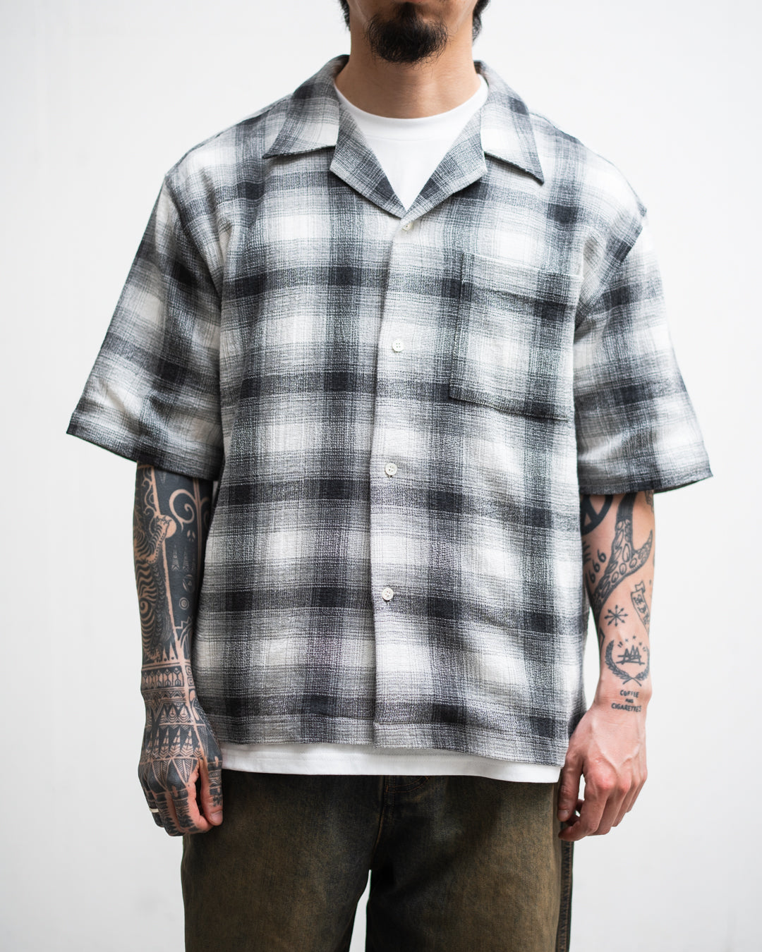 ROTOL Dry Ombre Open Collar Shirt