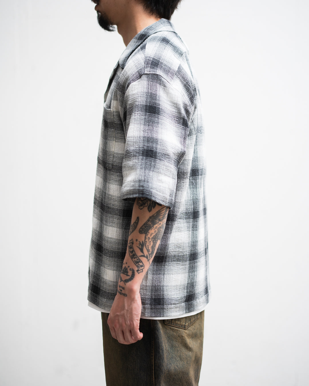 ROTOL Dry Ombre Open Collar Shirt