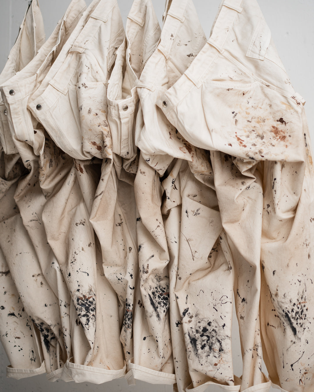 BOWWOW PAINTER'S PAINT STAINED PAINTER PANTS