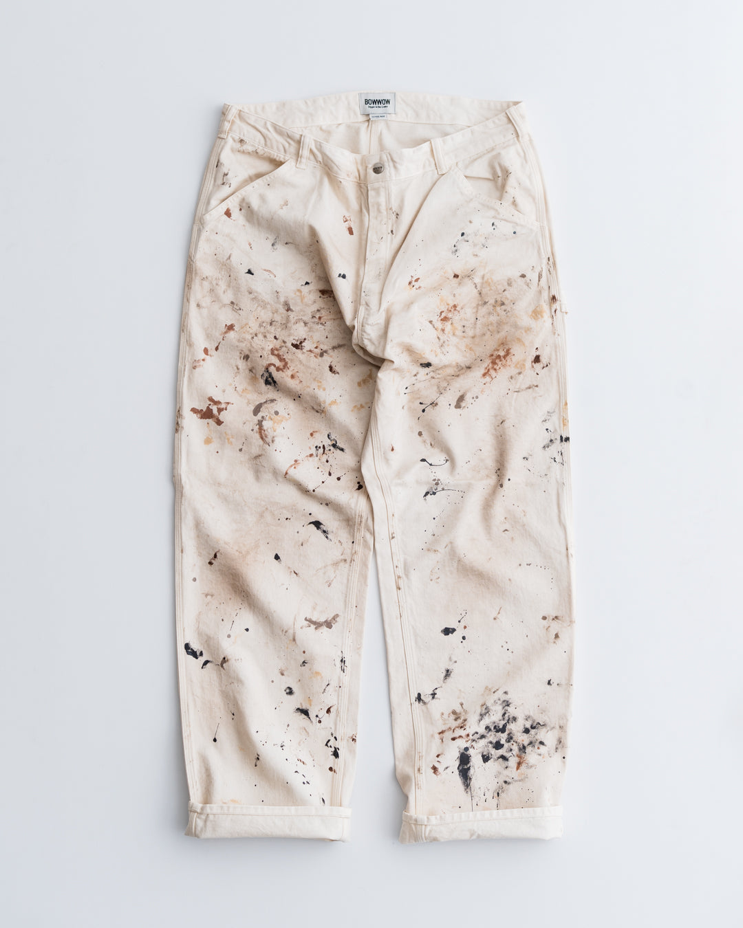 BOWWOW PAINTER'S PAINT STAINED PAINTER PANTS