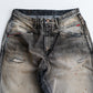 ANACHRONORM FRONT YORK WASHED DENIM PANTS  (REMAKE)