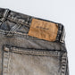 ANACHRONORM FRONT YORK WASHED DENIM PANTS  (REMAKE)