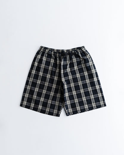 [5.9 sat 12:00 Release] SEDAN ALL-PURPOSE Cotton Linen Plaid Shorts