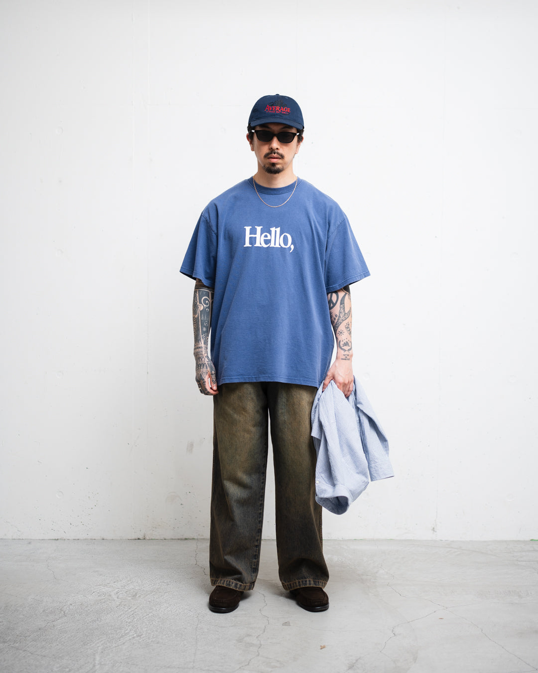 Name. LOOSE FIT PRINT TEE : HELLO,GOOD BUY!