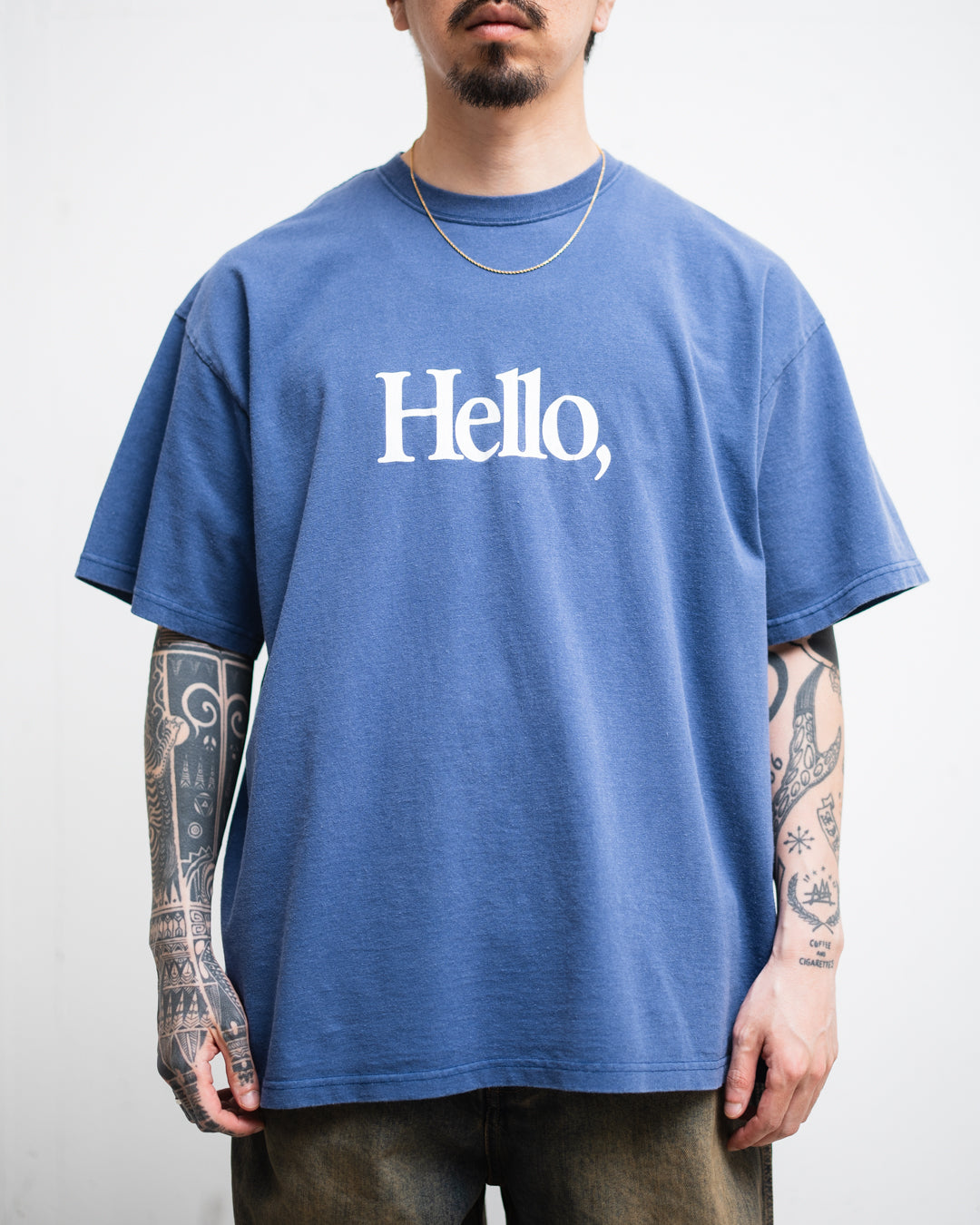 Name. LOOSE FIT PRINT TEE : HELLO,GOOD BUY!