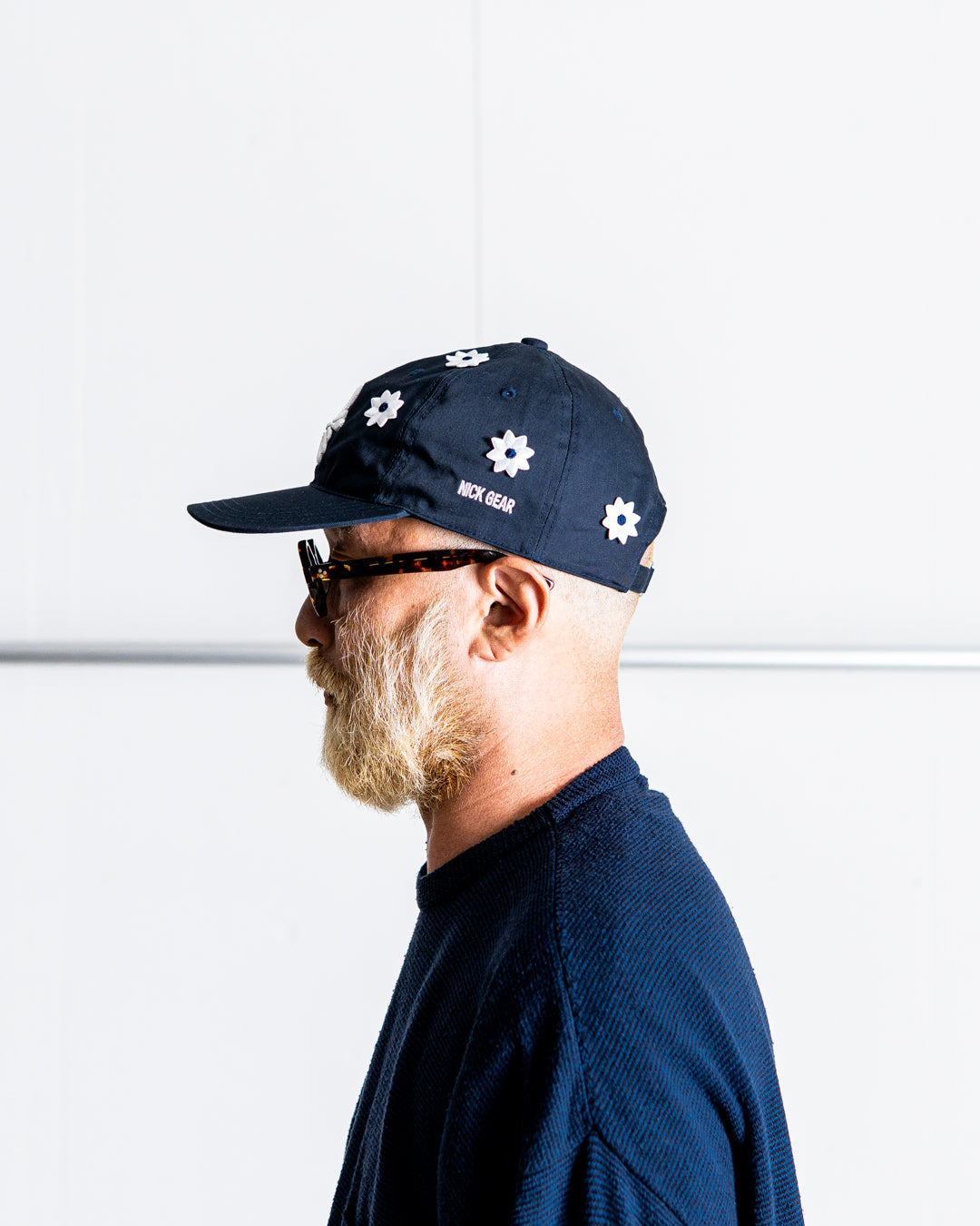 NICK GEAR 3D Flower Logo Cap