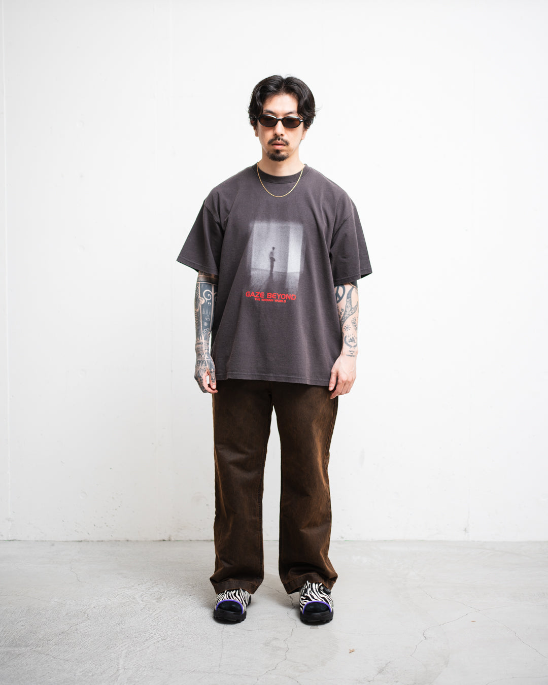 [LAST 1] Name. LOOSE FIT PRINT TEE : WE ARE ALL ALONE