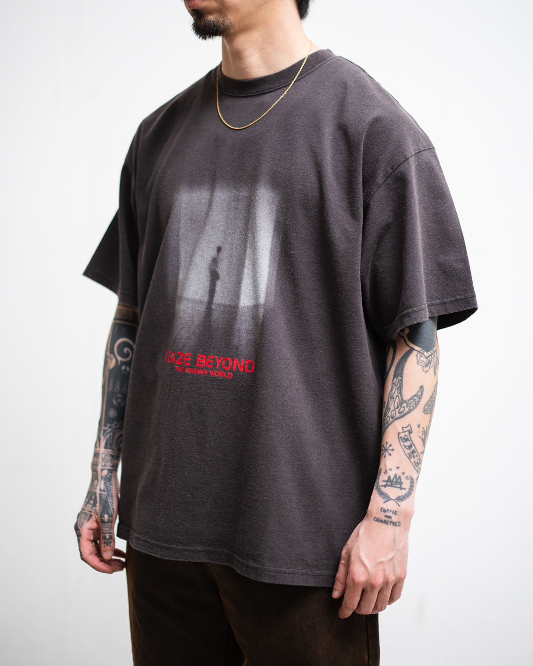 [LAST 1] Name. LOOSE FIT PRINT TEE : WE ARE ALL ALONE