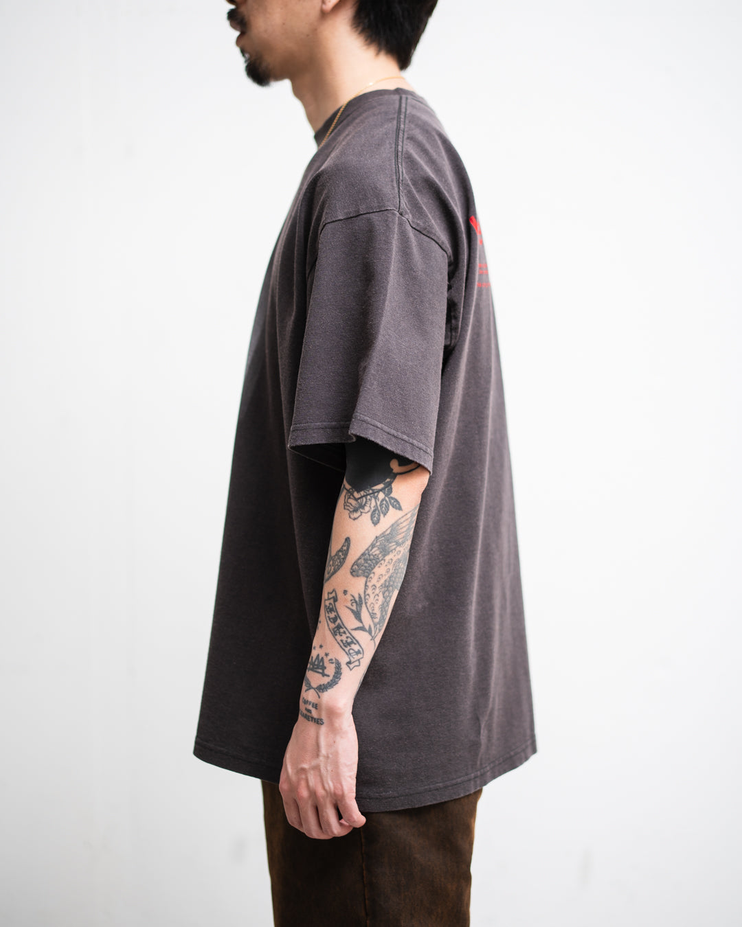 [LAST 1] Name. LOOSE FIT PRINT TEE : WE ARE ALL ALONE