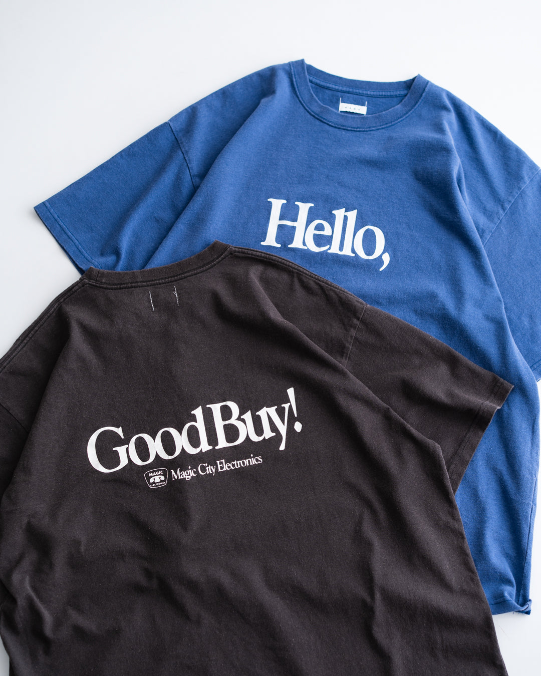 Name. LOOSE FIT PRINT TEE : HELLO,GOOD BUY!